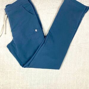 Figs Women's Deep Blue Wide ScrubPants.